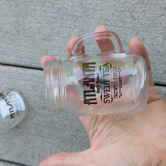 NWT Set of Atlanta Sweet Tea Mason Jar Shot Glasses - Picture 2 of 10